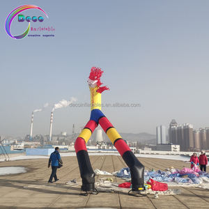 Zwei Beine Infla table Waving Man/ Air dancer Kunden spezifischer aufblasbarer Sky Air Dancer Dancing Man mit Gebläse für Werbung - Product Image 3
