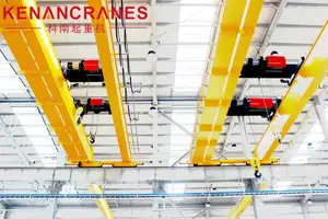 18tons European Electric Double Girder Monorail Overhead Bridge Crane For Sale