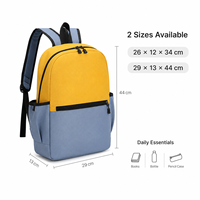 Sac à dos enfant personnalisé avec logo, motif dessin animé, blocs de couleur Oxford, léger, pour maternelle, préscolaire, école primaire, garçons et filles, OEM
