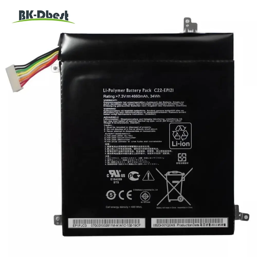 C22-EP121 7.3V 34Wh laptop battery for ASUS Eee Pad Slate EP121 B121 B121-1A031F B121-1A001F B121-1A008F battery C22-EP121