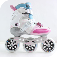 Patins à roulettes en fibre de carbone réglables professionnels durables