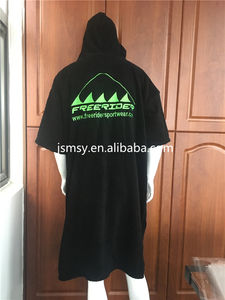 Adult Hooded Poncho Beach Towel Cotton Surf Poncho <strong>Robe</strong> <strong>for</strong> Beach Sports and Changing <strong>for</strong> <strong>Swimmers</strong> and Surfers - Product Image 5