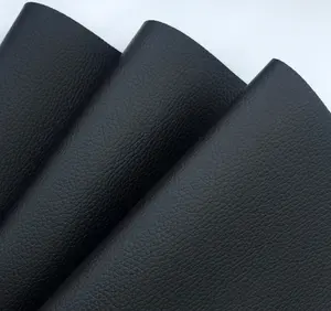 Customized Quality 0.6mm Thickness DE90 Embossed Pattern Foam PVC Synthetic Leather For Car Seat Cover And Motorbike Seat Cover