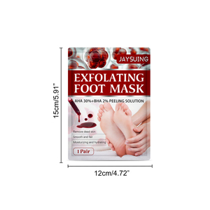 Solución Exfoliante de Alta Calidad con 30% AHA y 2% BHA para Diversos Problemas de Pies, Mascarilla para el Cuidado de los Pies - Product Image 3