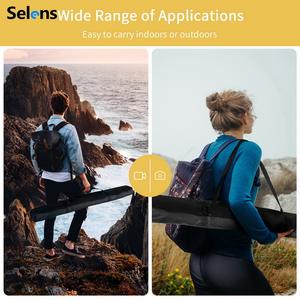 Bolsa Impermeable para Trípode y Soporte de Luz Selens <span class=keywords><strong>Ssl2</strong></span>-sb_118 de 118 cm |   Estuche de Transporte Resistente con Correa para el Hombro - Product Image 3