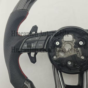 Volante Deportivo Popular de Fibra de Carbono y Alcántara para Modelos Audi A3 A4 A4L A5 A7L A8 Q5 Q7 B9 A6 R8 - Product Image 4