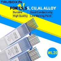 Accesorio para Equipo de Soldadura con Electrodo de Tungsteno, 10 Piezas, Cabeza Azul Lantanada, Aguja de Tungsteno TIG de 150 mm