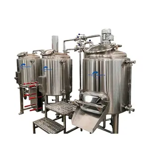 Mini brewhouse de aço inoxidável 50l, equipamento de jardinagem de cerveja 100l usado