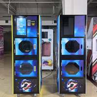 Machine de nettoyage de casques entièrement métallique avec paiement par pièces et code QR, désinfection, stérilisation, nettoyage à sec, entièrement automatique