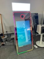 Miroir photo selfie de 70 pouces, miroir magique, borne photo en libre-service pour mariage