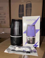Lampe de tueur de moustique de choc électrique, tueur extérieur de moustique de ménage, lampe de piège de moustique de charge d'USB