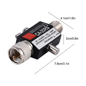 Protector Contra Sobretensiones de Rayos Coaxial UHF CA35RS, Conector Macho a Hembra - Product Image 6