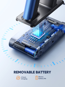 <span class=keywords><strong>Buture</strong></span> Pro BP10 450W Touch Screen aspirapolvere 68db rumore 1.5L bidone della polvere 33Kpa velocità regolabile senza fili aspirapolvere - Product Image 5