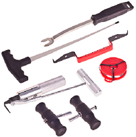 Ensemble d'outils de démontage de voiture 35 pièces démontage de pare-brise et couteau grattoir