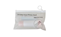 Pommeau de Douche Portable Chromé Moderne et Compact à Effet Pluie, en Plastique ABS Pressurisé, Idéal pour les Voyages – Vente Chaude