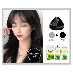 Hữu cơ Apple Thuốc nhuộm màu tóc kem 100% amoniac và <span class=keywords><strong>PPD</strong></span> miễn phí tự nhiên không dị ứng thuốc nhuộm tóc Kem - Product Image 2