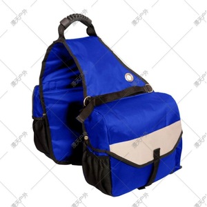 Bolsa de Sillín de Tela Oxford, Talla Única, Verde y Negra, Bolsillo de Almacenamiento para Equitación, Bolsa para Equipo Ecuestre - Product Image 4