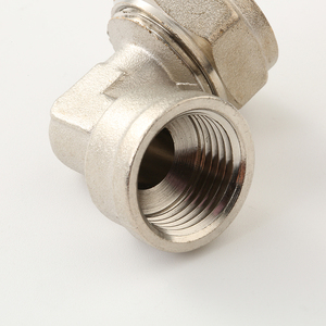 Raccord coudé femelle en laiton nickelé anti-corrosion à compression pour tuyauterie ALPEX – Vente en gros - Product Image 1