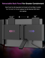 Écran portable tactile IPS LED FHD 1080P de 13,3 pouces, extension d'écran unique pour ordinateur portable