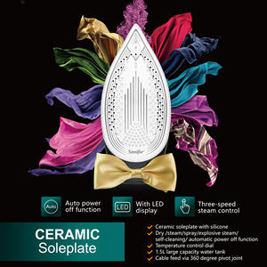 Sonifer SF-9112 ménage 1.5L réservoir d'eau presse verticale station vapeur électrique fer à repasser pour vêtements - Product Image 2