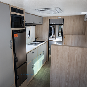 Remorque de caravane personnalisée CAMPTRL pour deux personnes, remorques de camping tout-terrain, camping-car familial, motorhome - Product Image 6