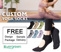 Usine personnalisé OEM Silicone cinq doigts orteil fendu antidérapant Pilates sport Yoga chaussettes haute impression antidérapante été utilisation en porte