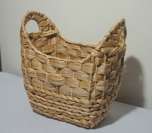 Panier de rangement carré d'eau en jacinthe Offre Spéciale en bois tissé pliant poubelle à linge organisation de la maison du Vietnam - Product Image 5