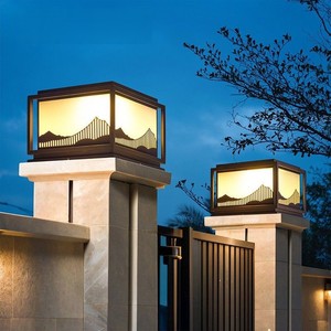 Lampe solaire à pilier Prome Solar, éclairage LED pour cour, jardin, portail extérieur, mur - Product Image 1