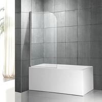 Baignoire Courbée Populaire 2020 avec Paroi de Douche en Verre, Baignoires en Forme de B et de P