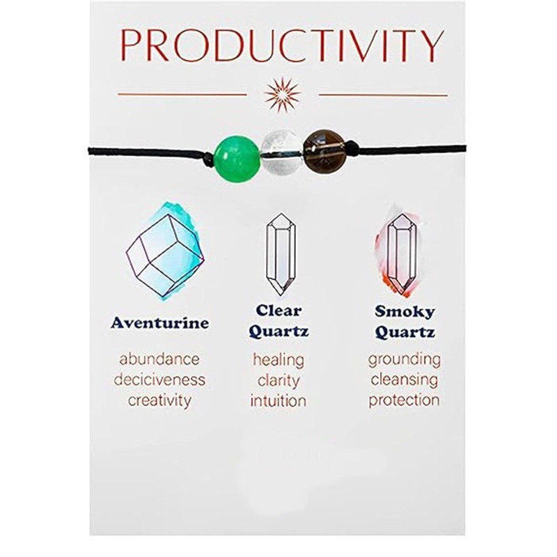 อาเวนทูรีน+ควอตซ์ใส+สโมคกี้ควอตซ์