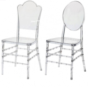 Sedia in Resina Dorata Trasparente Stile Tiffany, Bestseller per Esterni, Giardino <span class=keywords><strong>e</strong></span> Caffè - Product Image 1