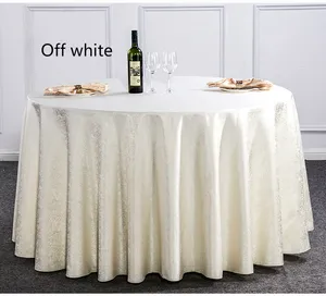 Supreme graceful ivory wedding table clothes for banquet hall