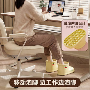 รองเท้าแช่เท้าเชอร์รี่ เครื่องทำความร้อนขาแบบไฟฟ้า ควบคุมอุณหภูมิคงที่ เครื่องทำความร้อนเท้าแบบพกพาสำหรับใช้ในบ้านสำหรับผู้ใหญ่ เป็นมิตรกับสิ่งแวดล้อม - Product Image 4