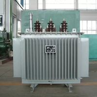 Transformateur de distribution immergé dans l'huile standard 11kV/415V certifié CE/ISO triphasé 60Hz modèle S11/S13 marque Yunbian