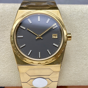 Luxury designer-style mechanical <b>watch</b> with transparent <b>case</b> back movement, luminous hands,waterproof 18K gold Business <b>Watch</b> - Product Image 2