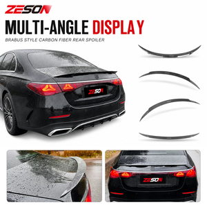 Aileron de coffre ZESON en fibre de carbone style <span class=keywords><strong>BRABUS</strong></span> B pour <span class=keywords><strong>Mercedes</strong></span> Benz Classe E W214 2024-2026 - Product Image 6