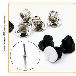 X1012 Mini Pens Holders Clips Steel Self Adhesive Car Pen Pencil Organizer Adjustable Spring Loop Pen Holder for Refrigerator - Product Image 2