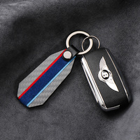Porte-clés de voiture en fibre de carbone en gros avec boîte cadeau – Ensemble complet