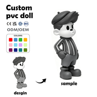 Figura de Acción de Diseño Artístico 3D en PVC y Resina Hecha a Medida, Modelo de Dibujos Animados Personalizado, Figura Coleccionable Decorativa, Juguete de Regalo en Caja