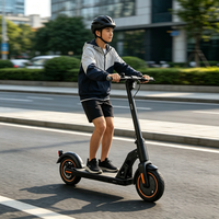 Patinete Eléctrico Plegable para Desplazamientos Urbanos, Impermeable, Motor sin Escobillas de 350W, Batería de Litio de 36V 7.8Ah, Alcance de 20-30km, Doble Motor