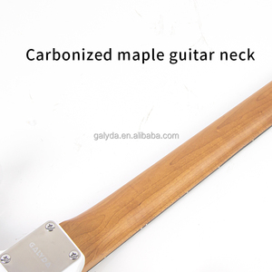 Guitarra Eléctrica ST con Puente de Trémolo Simple, Mástil de Arce, Madera Carbonizada, Trastes de Acero Inoxidable, Acabado Brillante, 39 Pulgadas - Product Image 2