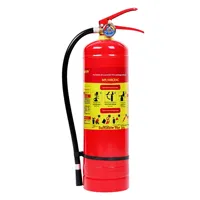 Extincteur à poudre sèche en acier au carbone de 1 à 8 kg pour voiture, maison et usine, classe ABCE, portable, garantie 5 ans