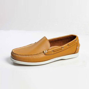 Nuevo Modelo 2024, Mocasines de Conducción de Plataforma Baja, Estilo Descalzo, Suaves y Casuales, Parte Superior de Cuero, Alta Calidad, Zapatos Náuticos Retro para Hombre - Product Image 5