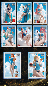 Lot de 1 pièce en gros : Planche d'art acrylique Anime Pirate, Pack Mystère, Collection de Shikishi Holographiques en Boîte Surprise, Décoration de Bureau, Jouet de Vente au Détail - Product Image 2