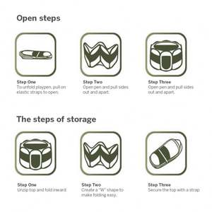 Nouvelle conception de parc pour animaux de compagnie, chien, chat, intérieur/extérieur, pliable, avec sac de transport facile - Product Image 6