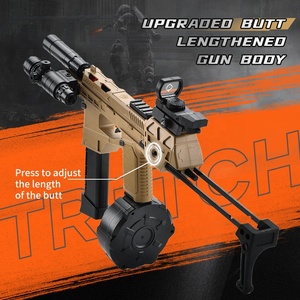 Pistola <span class=keywords><strong>de</strong></span> Bolas <span class=keywords><strong>de</strong></span> <span class=keywords><strong>Gel</strong></span> KK <span class=keywords><strong>de</strong></span> 57 cm, Recargable, <span class=keywords><strong>de</strong></span> Velocidad Automática, MP17, Eléctrica, Lanza Balas <span class=keywords><strong>de</strong></span> <span class=keywords><strong>Gel</strong></span>, Manual y Automática Integrada, para Niños - Product Image 4