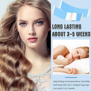 Bande d'<span class=keywords><strong>extension</strong></span> à double adhésif pour perruque, ultra tenue, imperméable pour toupet/dentelle - Product Image 5