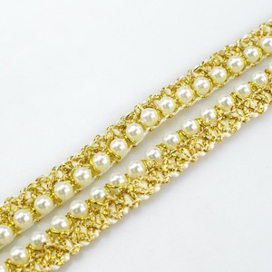 Deepeel C6-2 1.5cm perlé perle dentelle bricolage accessoires de couture paillettes dentelle tissu sangle fronde <span class=keywords><strong>ceinture</strong></span> - Product Image 3