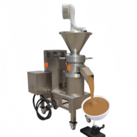Machine à faible coût pour la fabrication de beurre de cacahuète, de sauce tomate, de piment, de graines de sésame et de beurre de karité, moulin colloïdal en acier inoxydable de petite taille