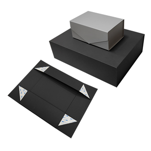 Caja de Regalo Magnética Plegable con Diseño en Relieve, Carpetas Personalizadas, Papel Reciclable y Lazo - Product Image 2